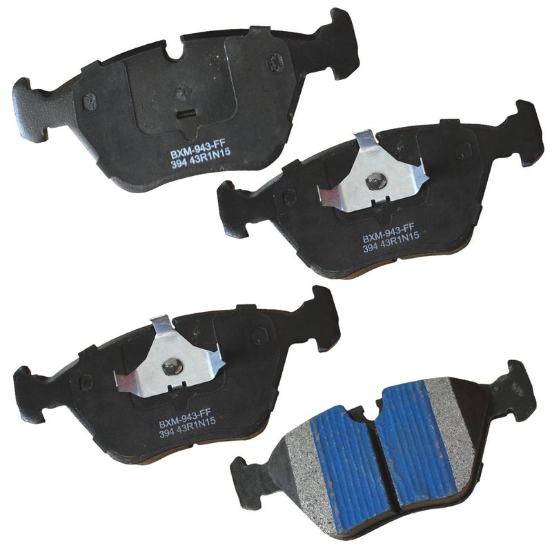 Bendix Premium SBM394 Semi-Metallic Front Brake Pads for Select Models BMW 525i, 525iT, 530i, 535i, 535is, 540i, 735i, 735iL, 740i, 740iL, 750iL, M3, M5, Z3 - Image 1